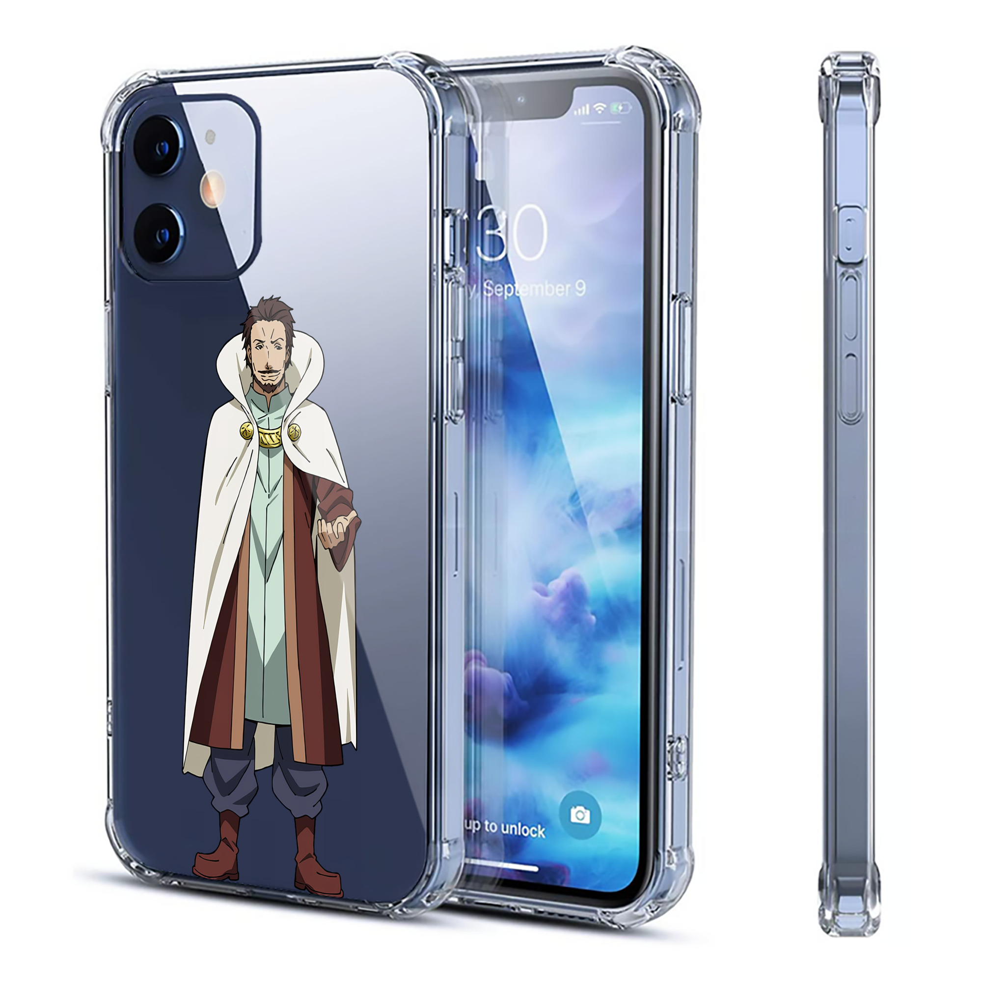 （画像用） 転スラ Regarding Reincarnated to Slime 【iPhone 12シリーズ対応】透明スマホケース（クリアソフトケース）